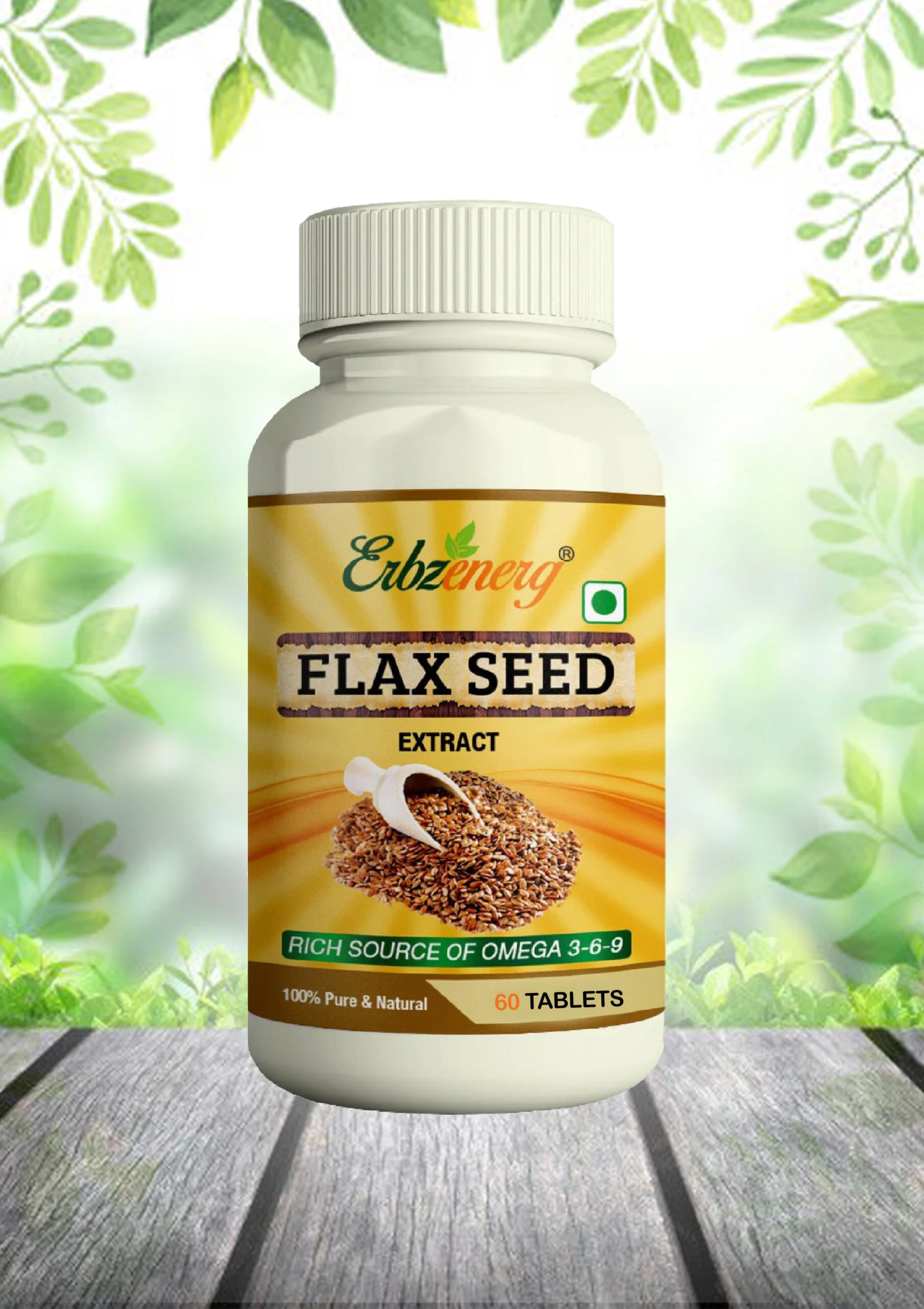 Flax seed extract tablet