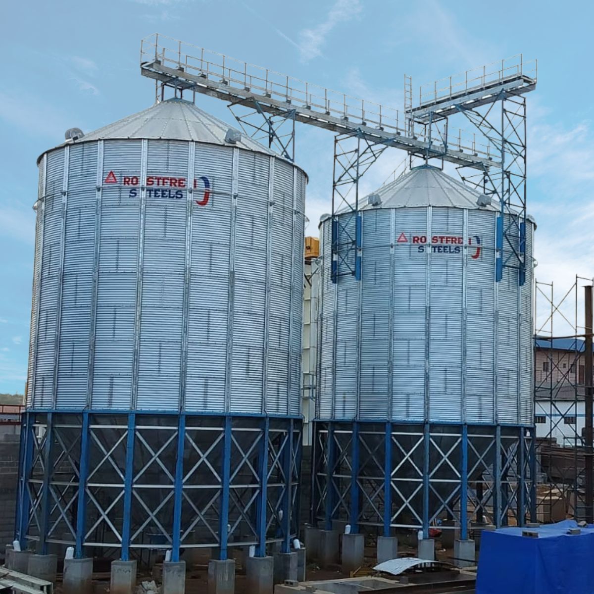 Rostfrei Steels – Hopper Bottom Silo for Quick & Easy Discharge